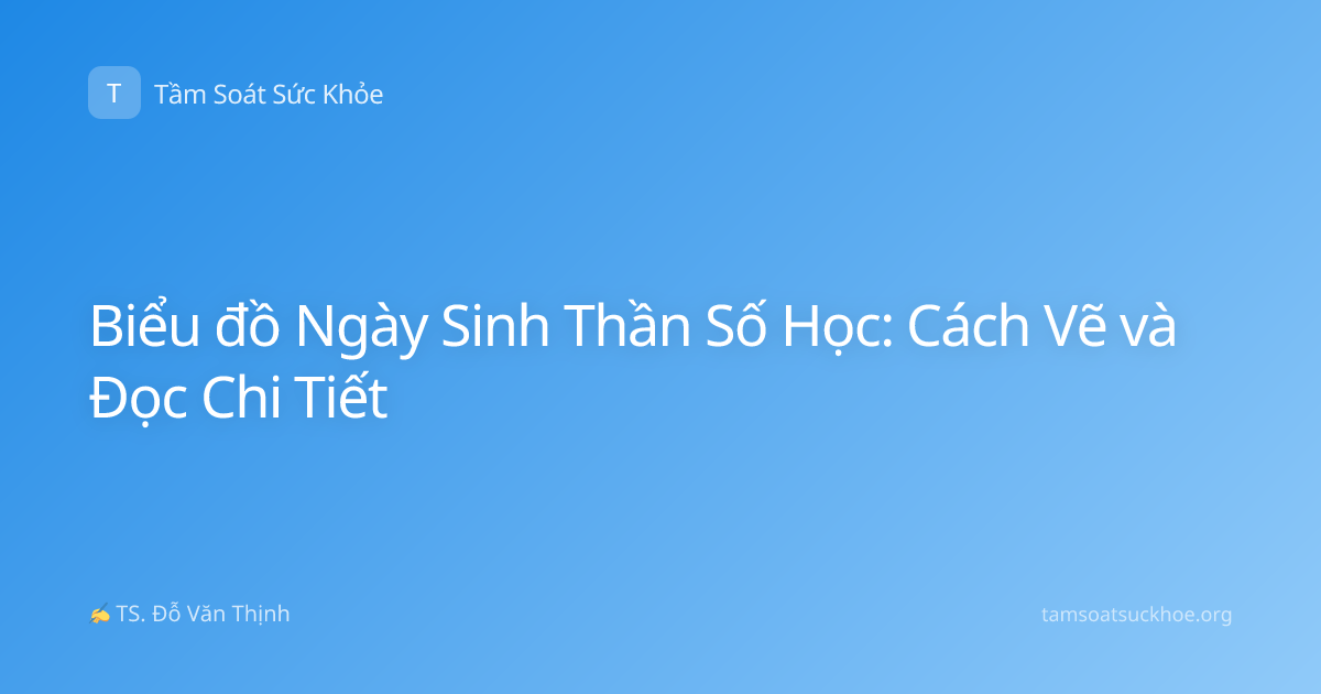 Biểu đồ Ngày Sinh Thần Số Học: Cách Vẽ và Đọc Chi Tiết